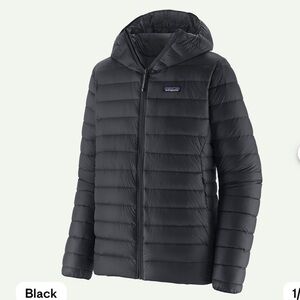 Patagonia Men’s Down Sweater Hoody Size Large- Black